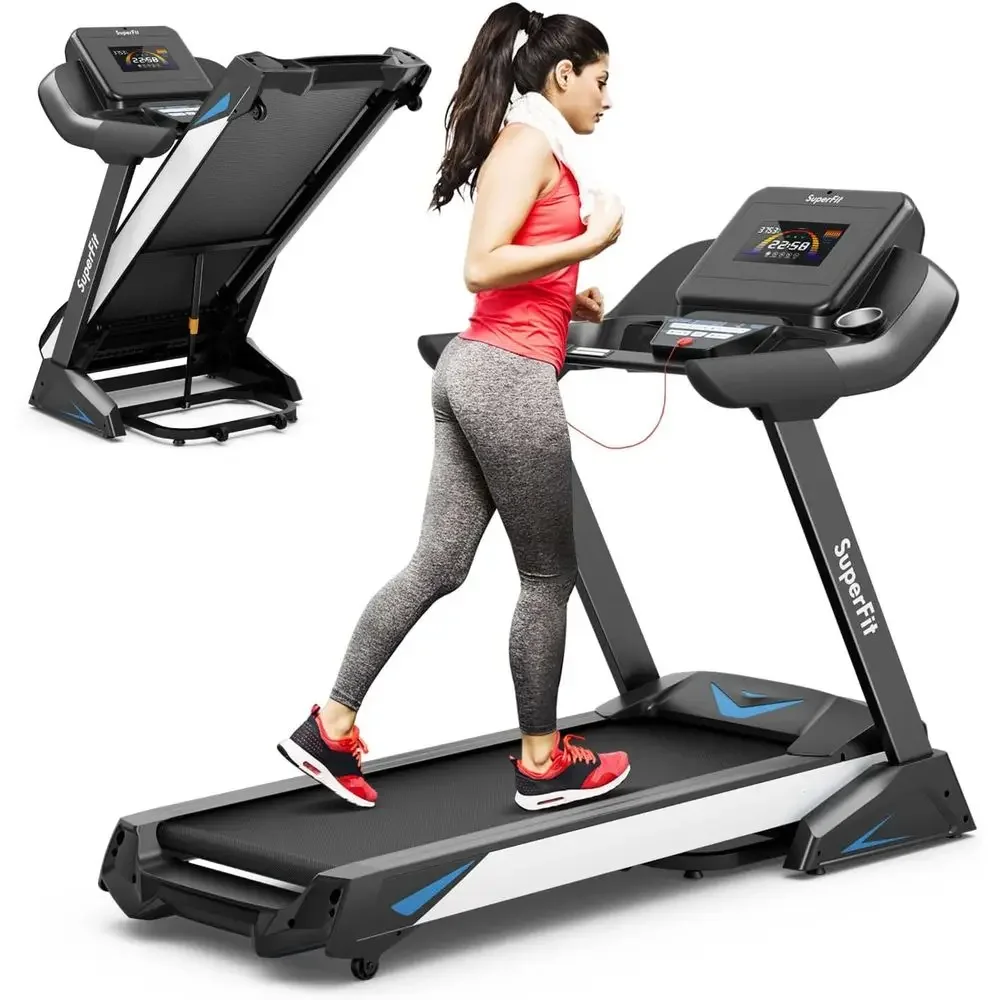 Home Gym Training Program - Heavy-Duty Treadmill with 4.75HP, 15% Auto