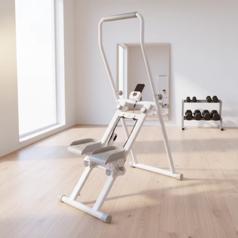Home Gym Leg Machine - Metal Vertical Climber Trainer Stair Master