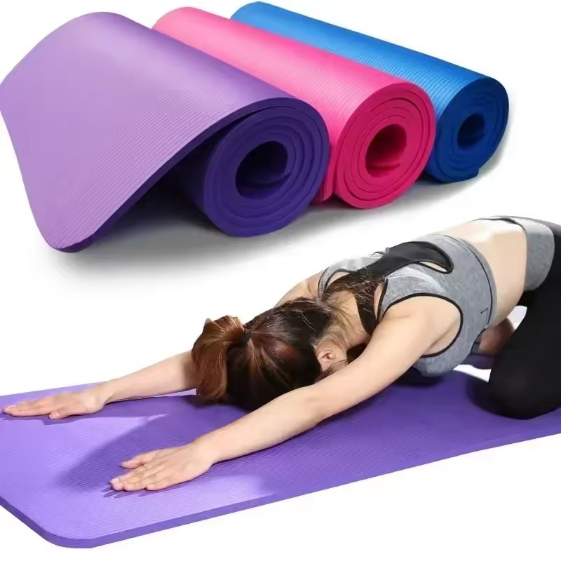 Gymnastics Mat Thick - 1CM Thick Yoga Mat Anti-skid Sports