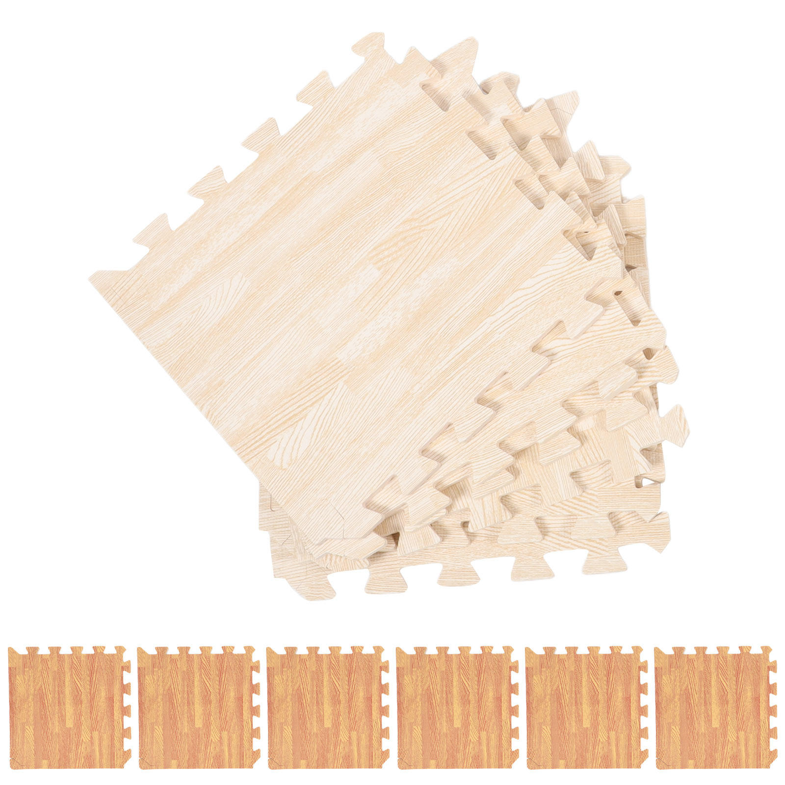 Home Gym For Toddlers - 12Pcs Interlocking Baby Puzzle Floor Mat