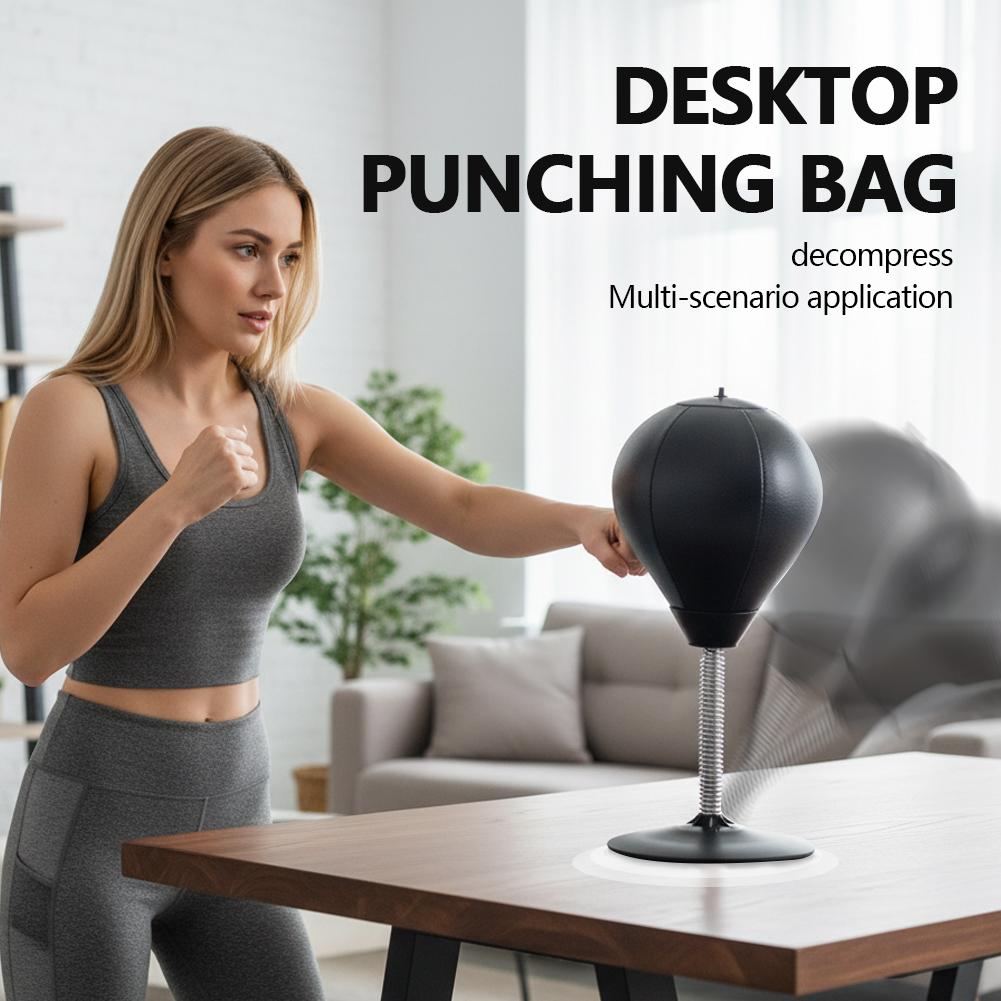 Speed Bag Boxing - Desktop Punching Bag Super Strong Suction