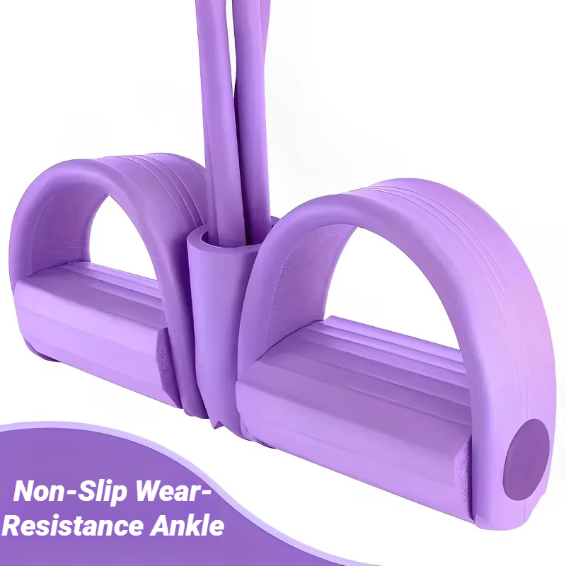 4 Resistance Elastic Pull Rope - Home Gym Used ulasan dan harga