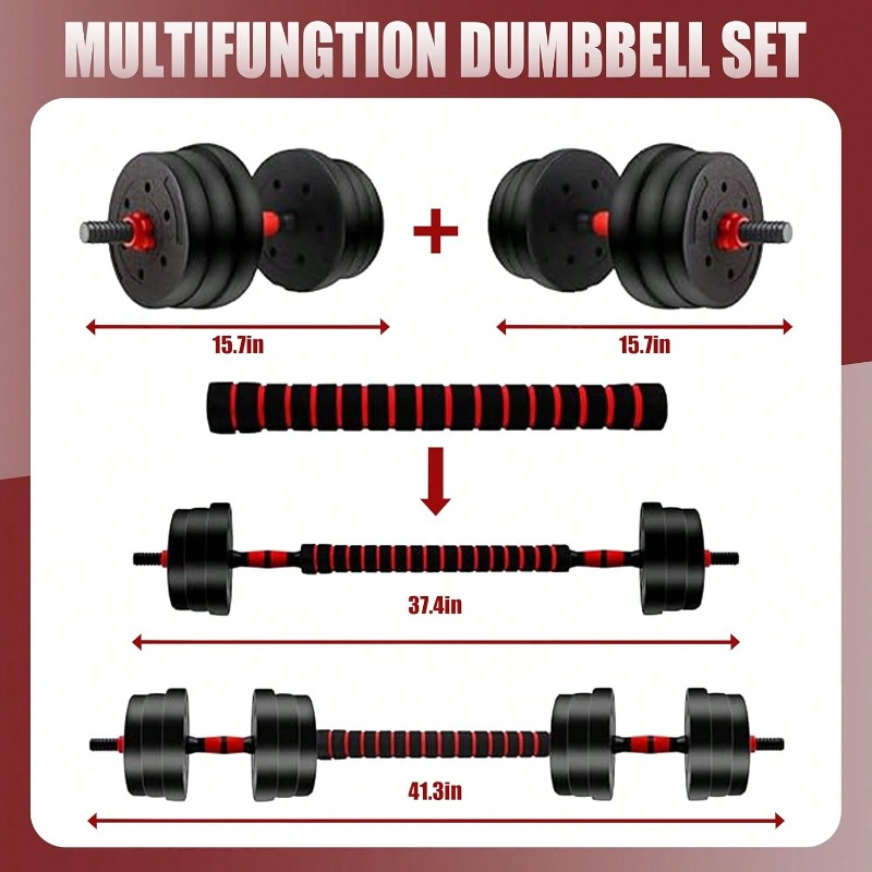Adjustable Dumbbell Set,44lbs  - Home Gym Used ulasan dan harga