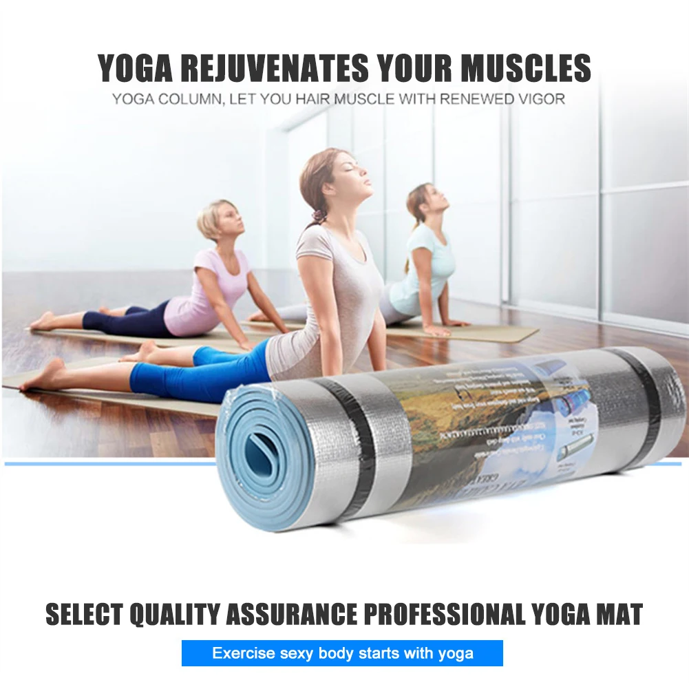 6mm Thick EVA Yoga Mat Moistur - Gymnastics Mat Thick ulasan dan harga
