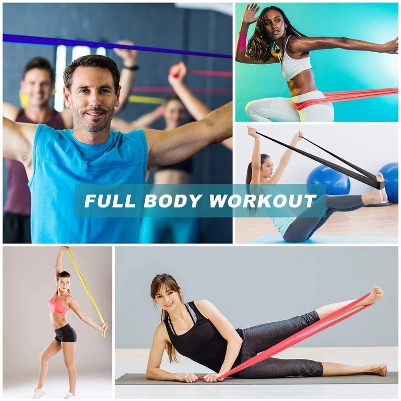 Natural Latex Resistance Bands - Home Gym House ulasan dan harga