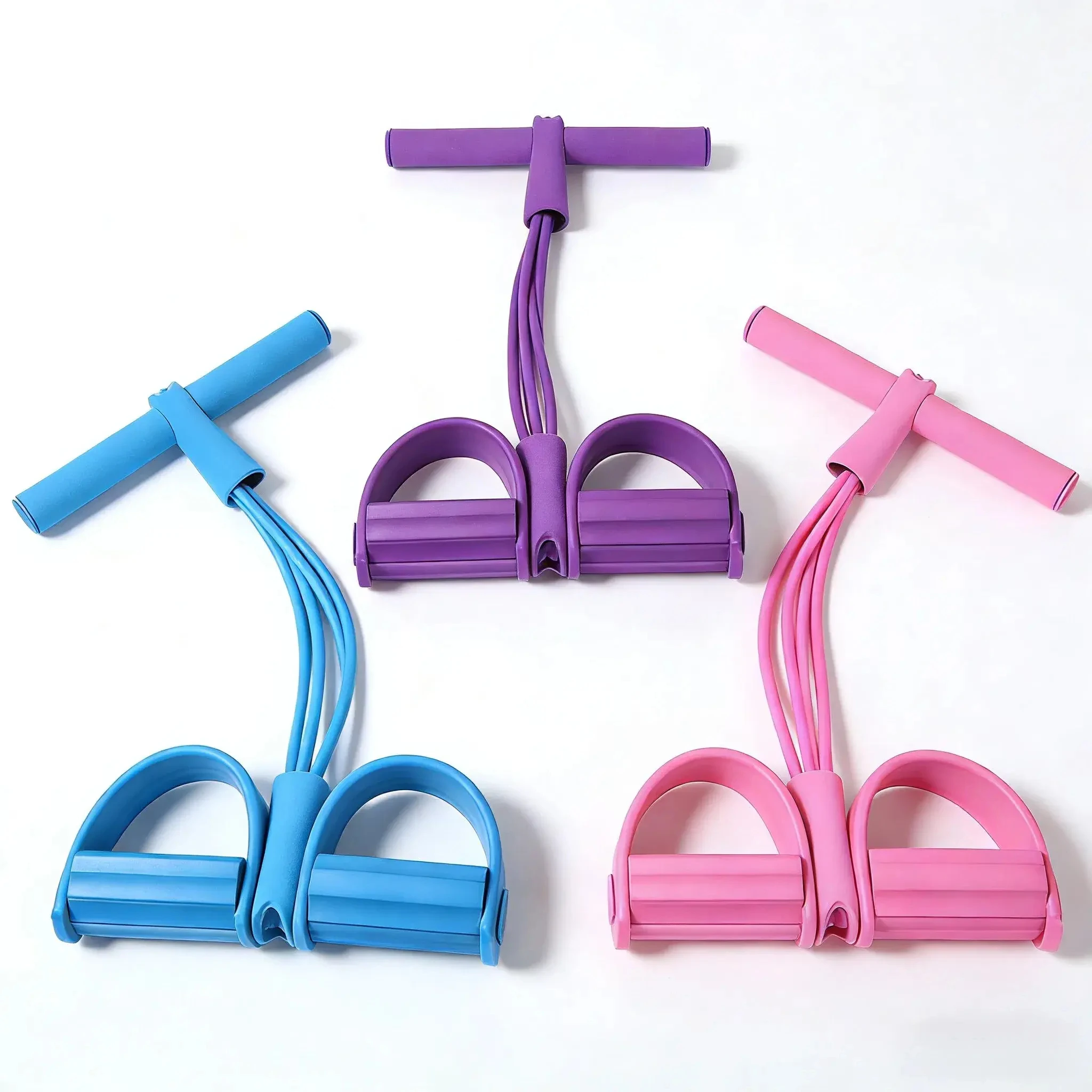 4 Resistance Elastic Pull Rope - Home Gym Used ulasan dan harga