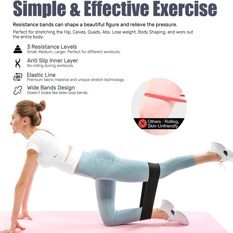 3PCS Women Men Fabric Resistan - Home Gym House ulasan dan harga