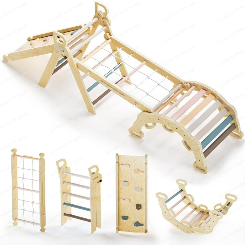 Indoor Home Solid Wood Childre - Home Gym For Toddlers ulasan dan harga