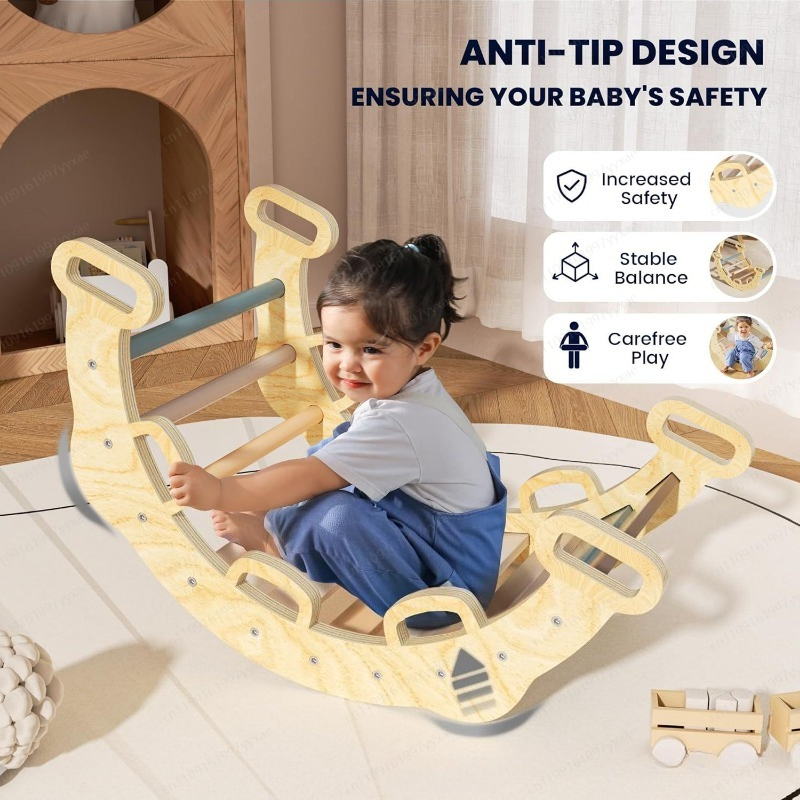 Indoor Home Solid Wood Childre - Home Gym For Toddlers ulasan dan harga