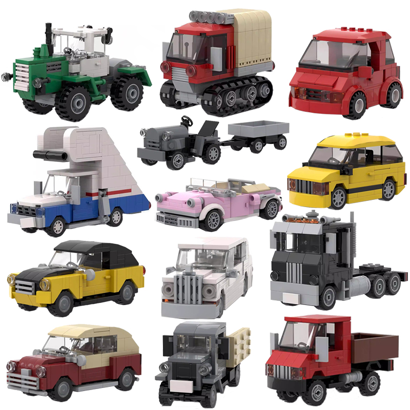 MOC City Mini Car Tractor Snow - Victor Racket Jetspeed ulasan dan harga