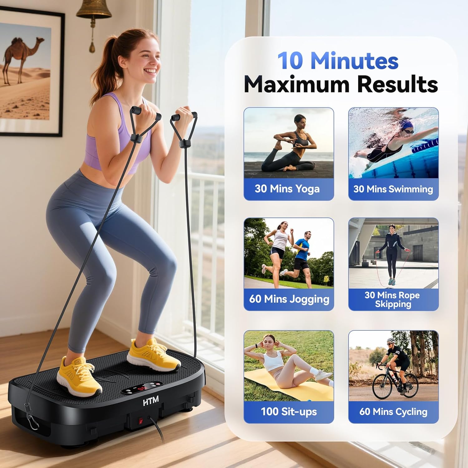 Vibration Plate Fat Burning Fi - Home Gym Training Program ulasan dan harga