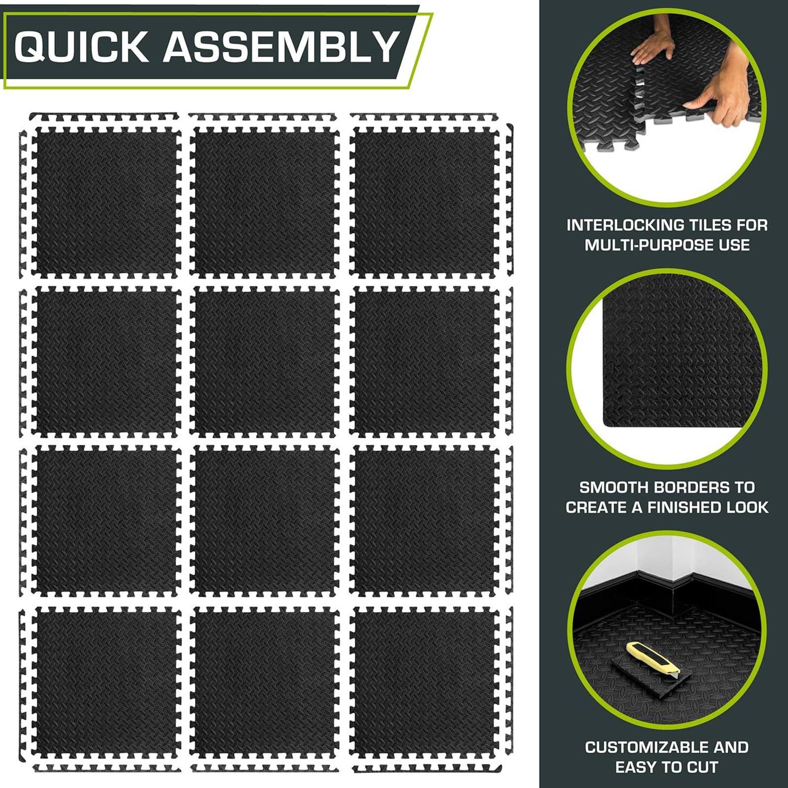 Puzzle Exercise Mat Foam Worko - Home Gym For Toddlers ulasan dan harga