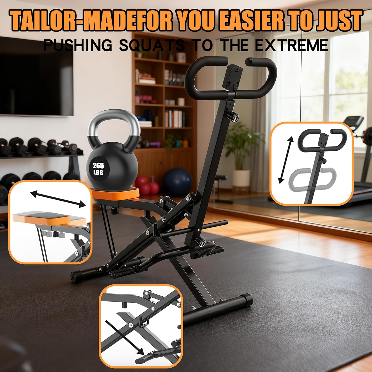 Squat Machine For Home, Assist - Home Gym Leg Machine ulasan dan harga