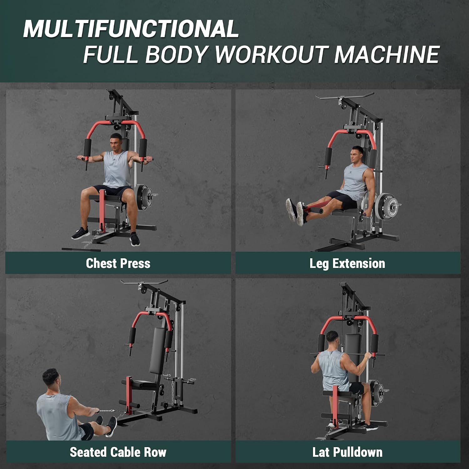 Full-Body Home Gym Machine wit - Home Gym Leg Extension Machine ulasan dan harga