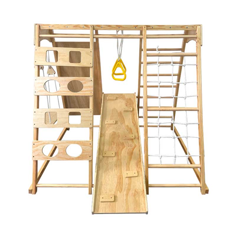 Kids Wooden Climbing Frame, In - Home Gym For Toddlers ulasan dan harga