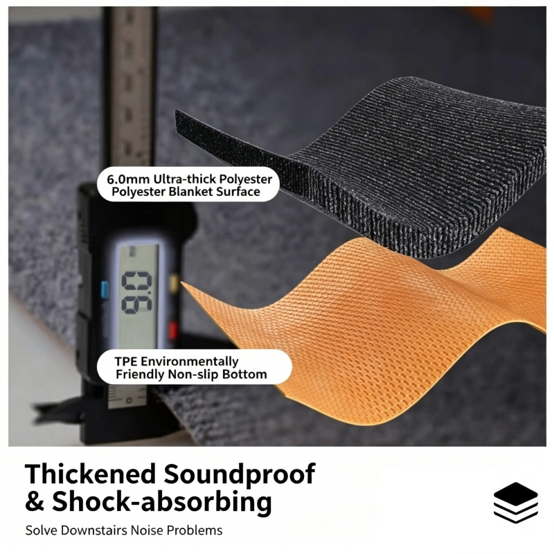 Heavy-Duty Sound Absorbing Rug - Home Gym Training Program ulasan dan harga