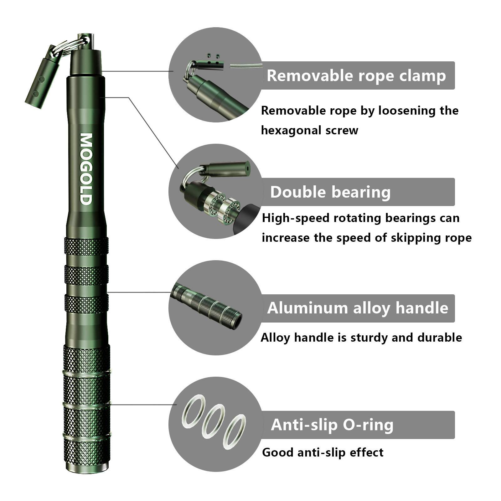 Anti-tangling fast skipping ro - Jump Rope Bearing ulasan dan harga