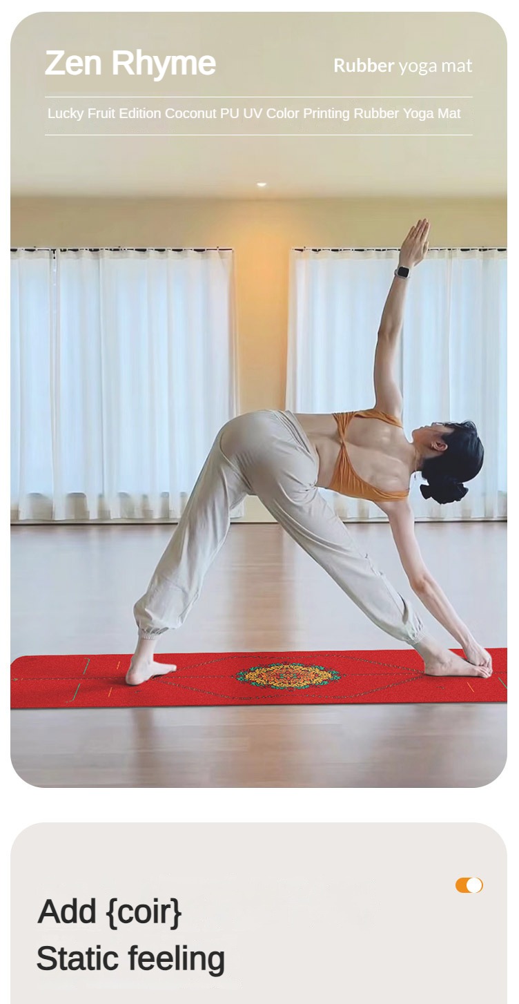 Zen Rhyme Frosted Pu Natural R - Gymnastics Mat Thick ulasan dan harga