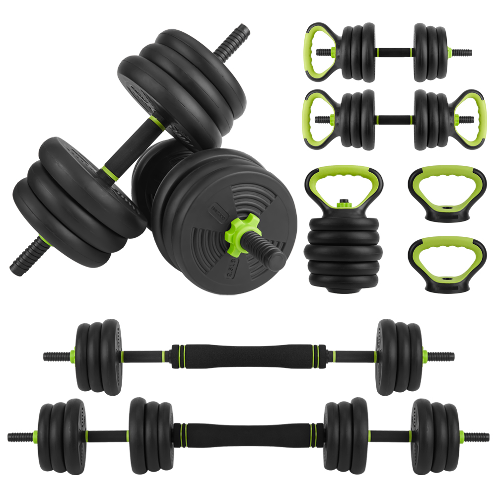 4 in 1 Adjustable Dumbbell Set - Home Gym Used ulasan dan harga