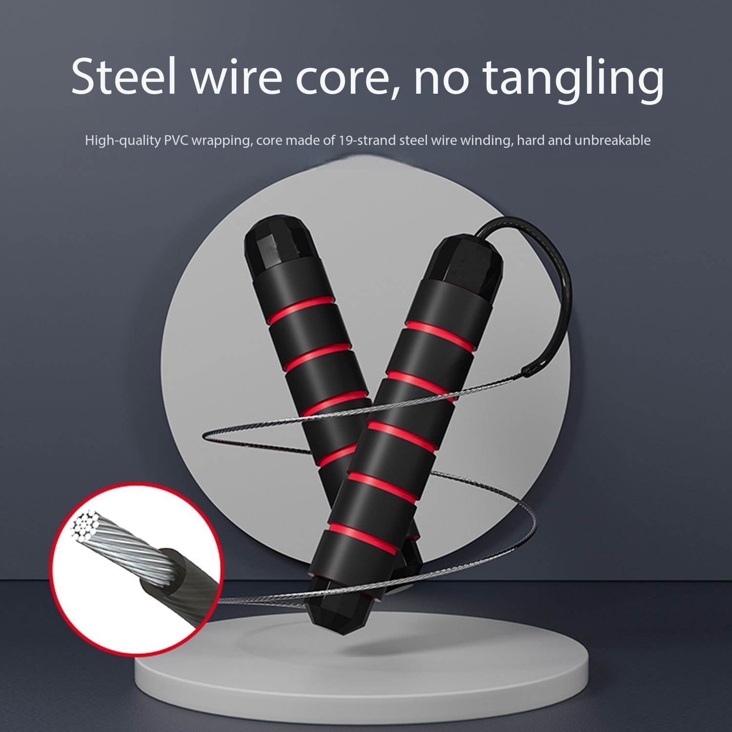 Adjustable Steel Wire Jump Rop - Jump Rope Bearing ulasan dan harga
