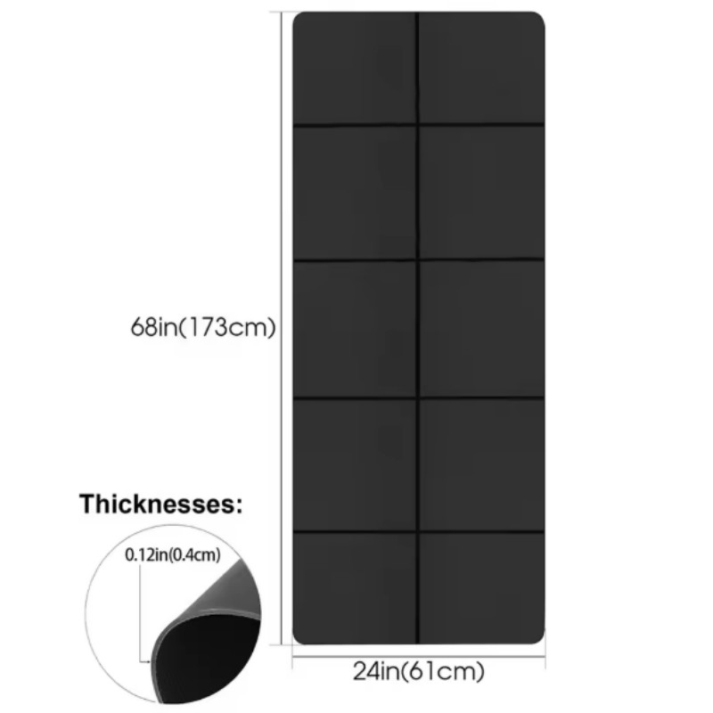Yoga Mat Anti-skid Sports Fitn - Gymnastics Mat Thick ulasan dan harga