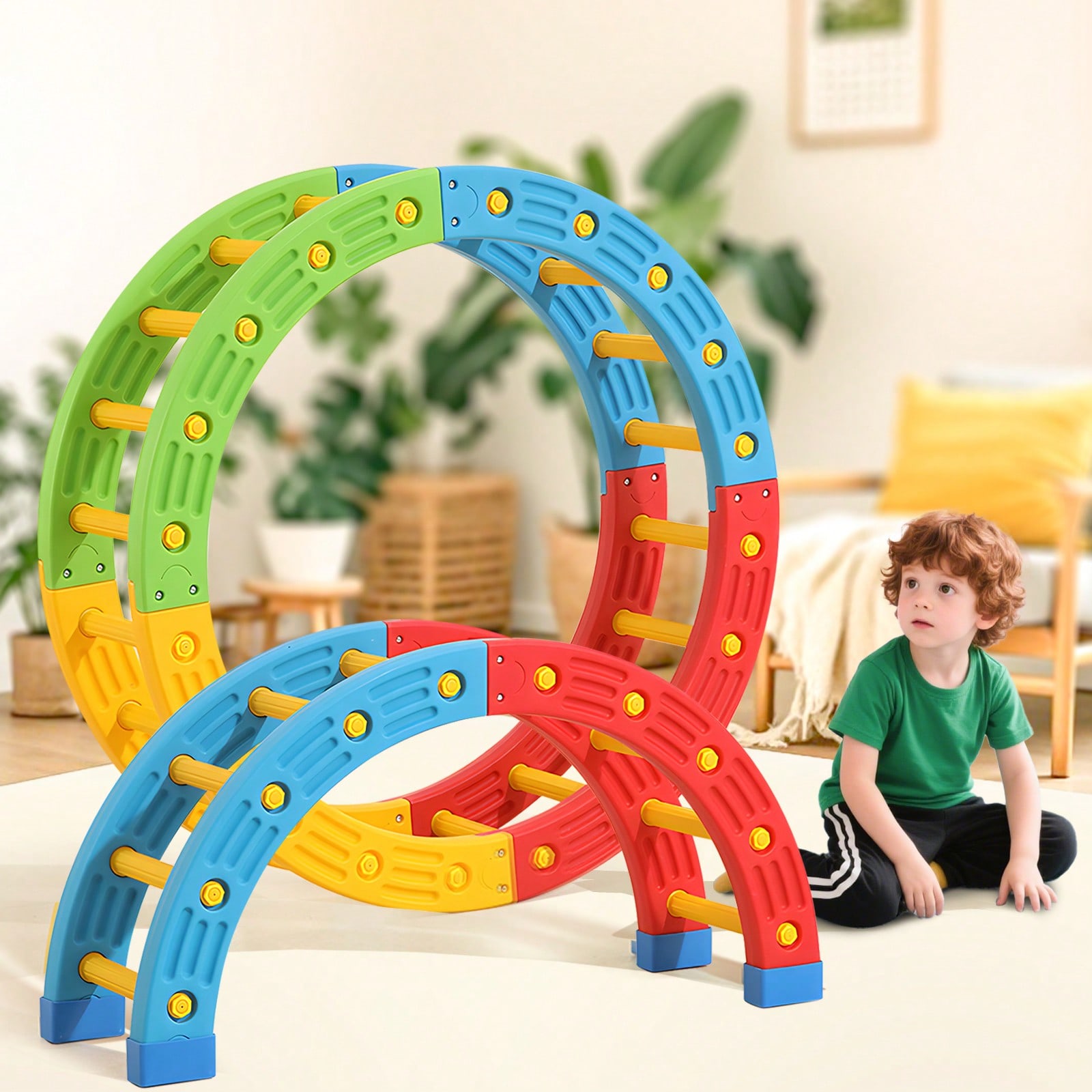 GCCSJ 2-In-1 Foldable Toddler  - Home Gym For Toddlers ulasan dan harga