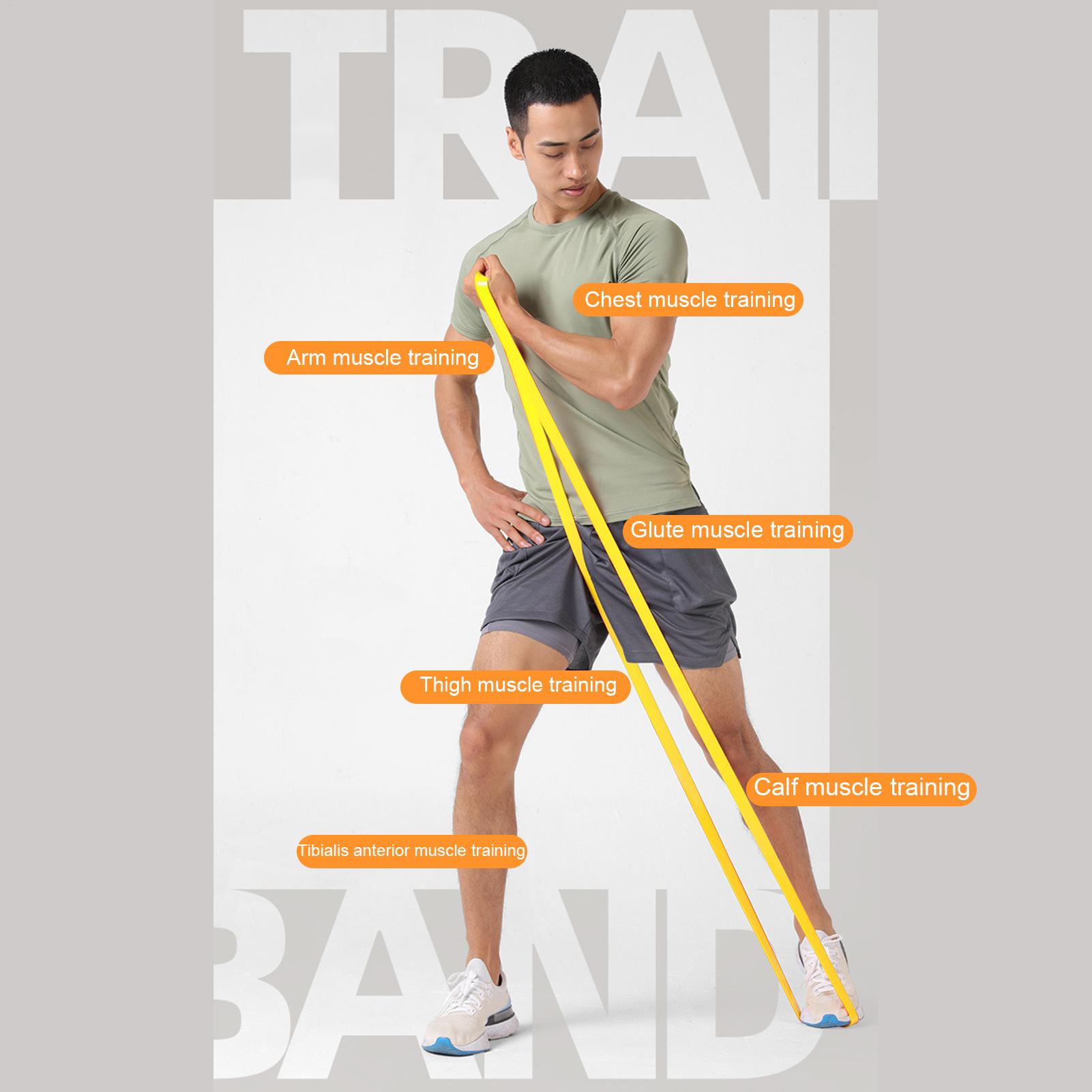 1pc Workout Resistance Bands E - Home Gym House ulasan dan harga