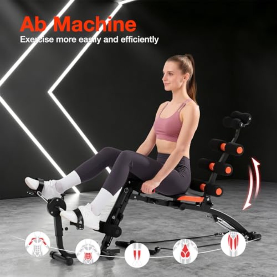 Abdominal Workout Bench Adjust - Home Gym Leg Machine ulasan dan harga