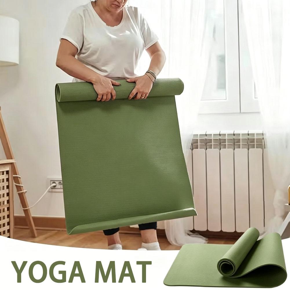 1/2Pcs Thick Yoga Mat Anti-ski - Gymnastics Mat Thick ulasan dan harga