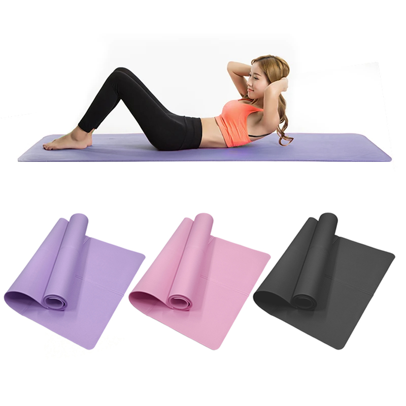 4MM Thick EVA Yoga Mats Anti-s - Gymnastics Mat Thick ulasan dan harga