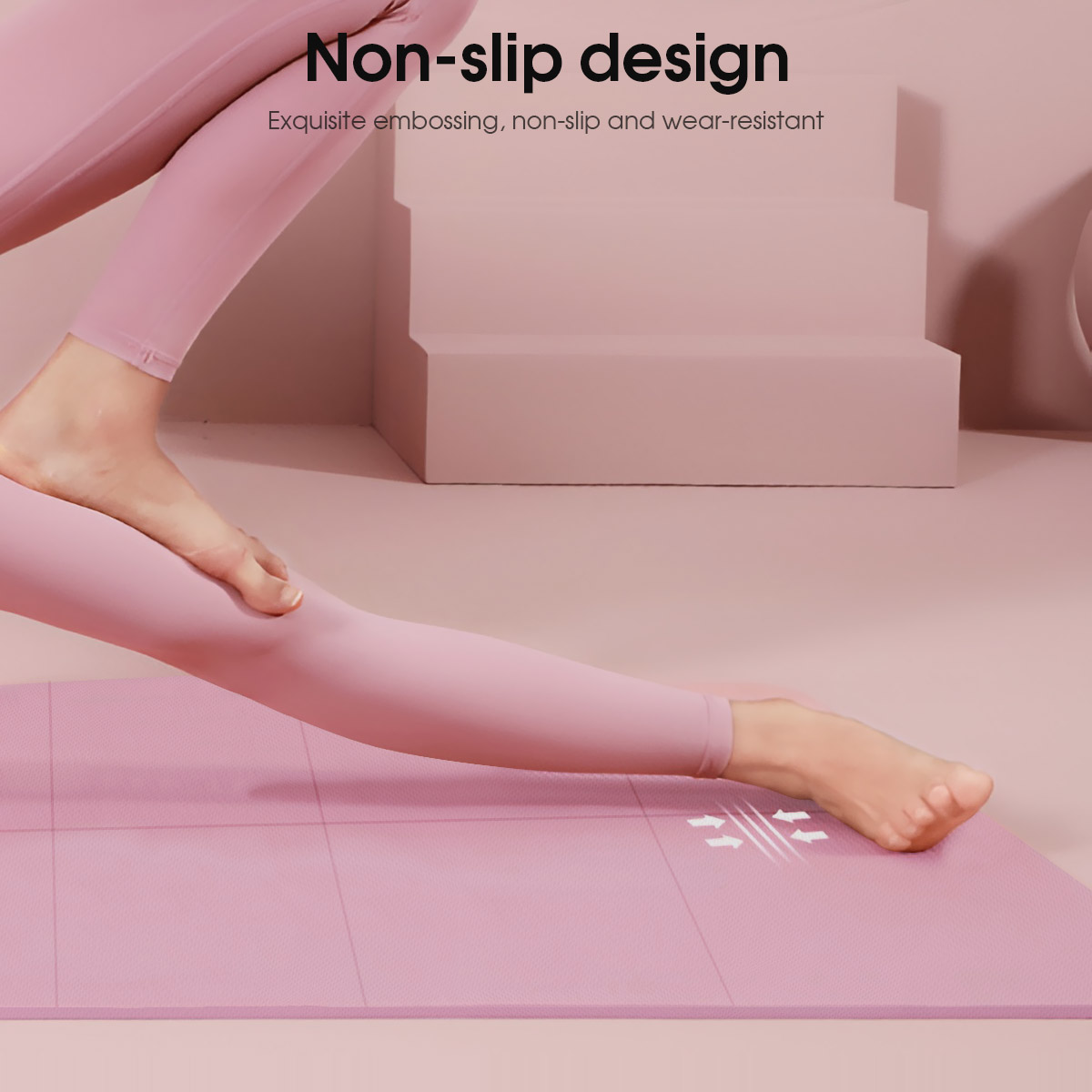 4MM Thick EVA Yoga Mats Anti-s - Gymnastics Mat Thick ulasan dan harga