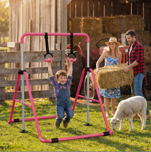 Kids Gymnastics Bar with Gym R - Home Gym For Toddlers ulasan dan harga