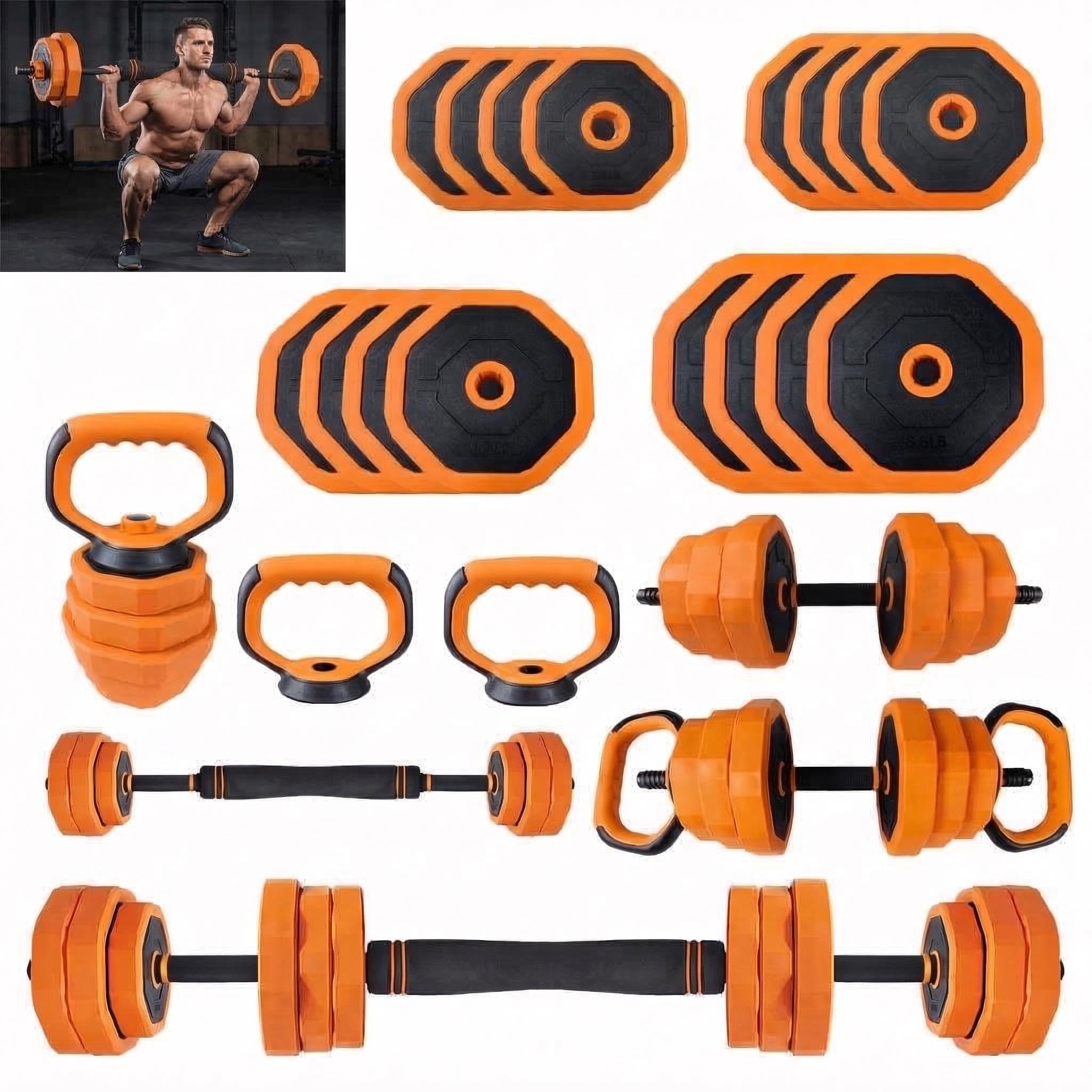 Adjustable Dumbbells, 44lbs Fr - Home Gym Used ulasan dan harga