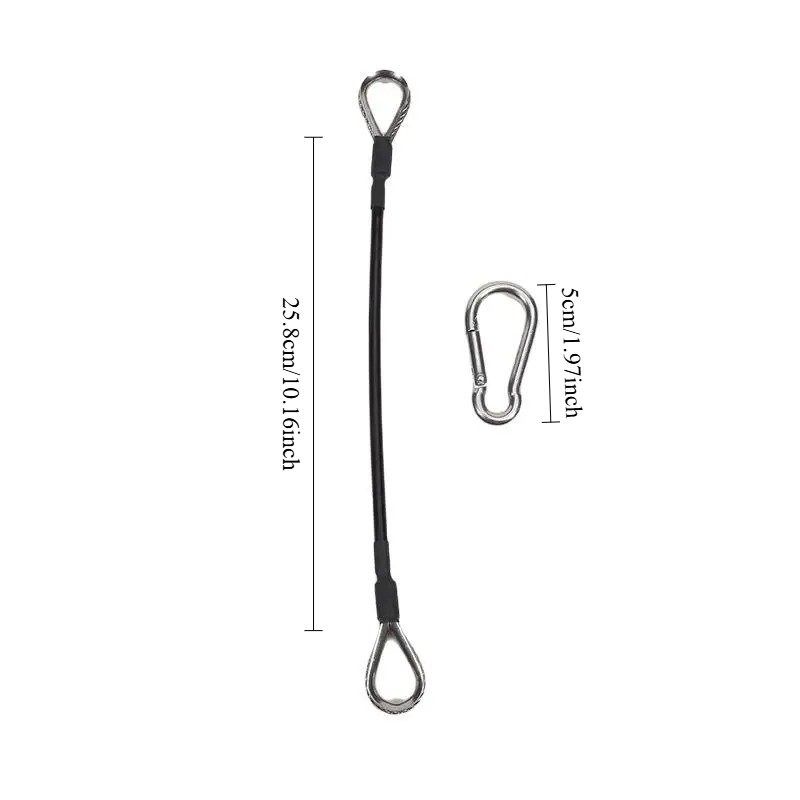 1Pc 25cm Gym Cable Extension C - Home Gym Leg Extension Machine ulasan dan harga